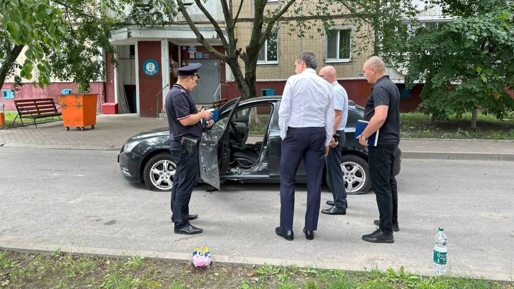Гладков приехал на место взрыва машины в Белгороде