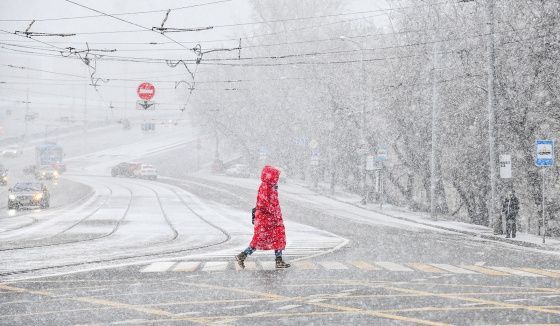 Сильный снегопад и гололедица: погодные условия в Москве ухудшаются