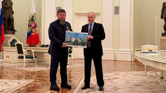 Кадыров показал Путину проект самого большого микрорайона Грозного его имени