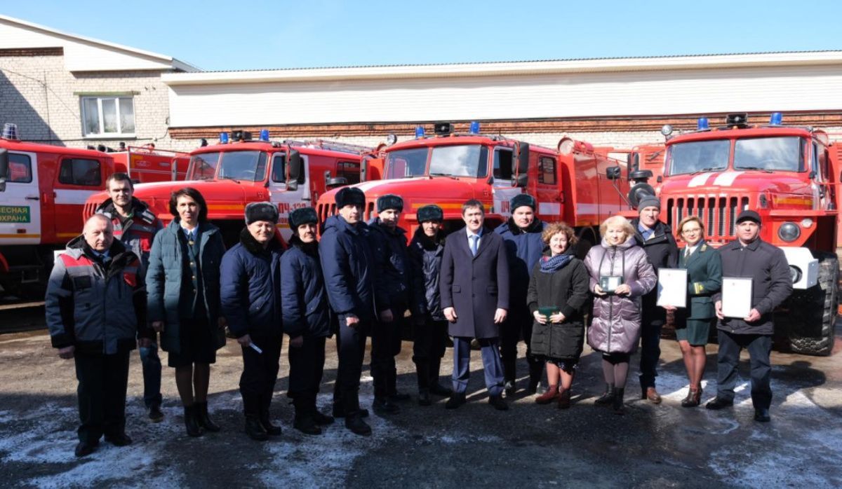 В Пермском крае пожарные службы получили новую технику 