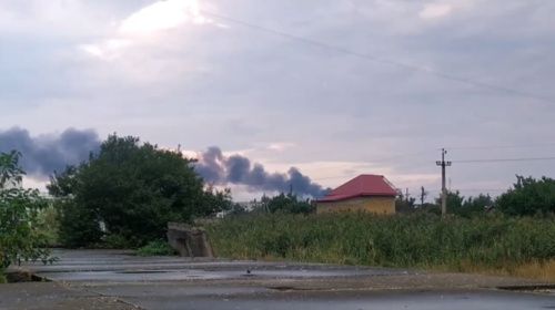 Аксёнов выехал на место возгорания в Крыму