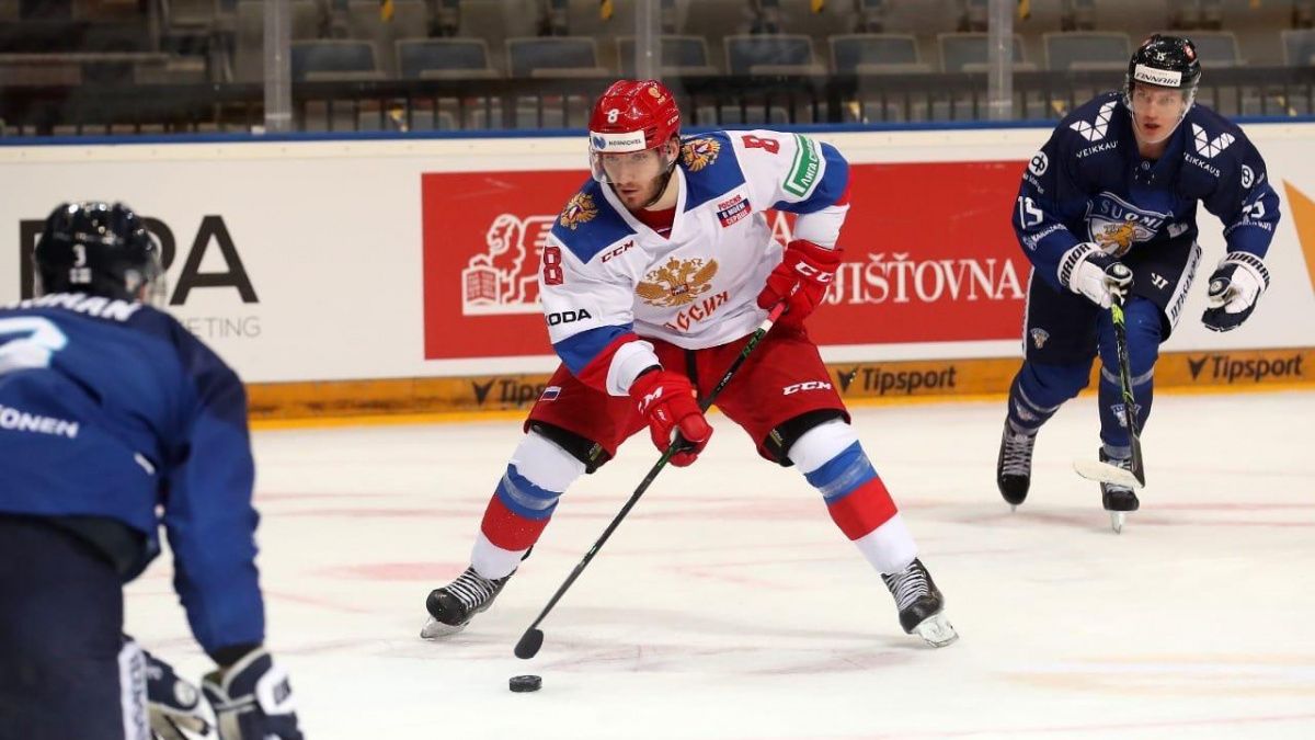 Сборная России по хоккею прервала рекордную серию победных матчей