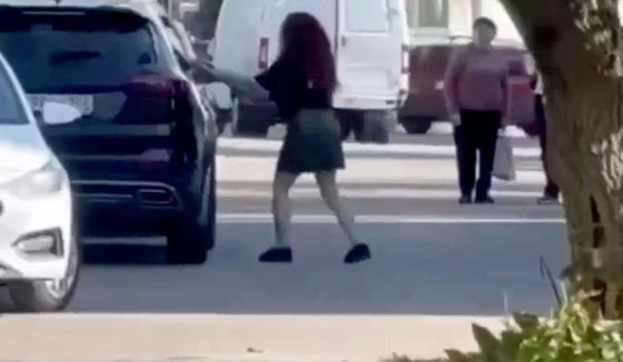В Нижнем Новгороде полиция задержала женщину, разбивавшую машины кувалдой