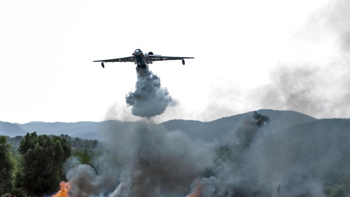 Эрдоган попросил у Путина ещё самолётов для тушения лесных пожаров