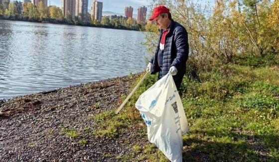 Почти 49 тысяч красноярцев приняли участие в осеннем общегородском субботнике