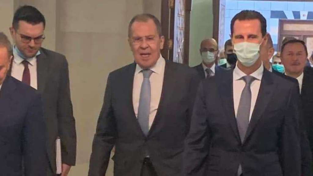 Сергей Лавров прилетел в Сирию и встретился с Башаром Асадом
