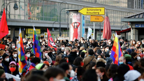 Революция в Берлине: пострадало не менее 93 полицейских