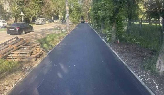 В Самаре завершили ремонт тротуаров на улице Свободы