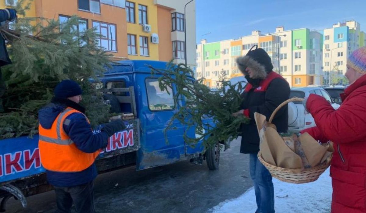 В Уфе начал работать «Ёлкомобиль» 