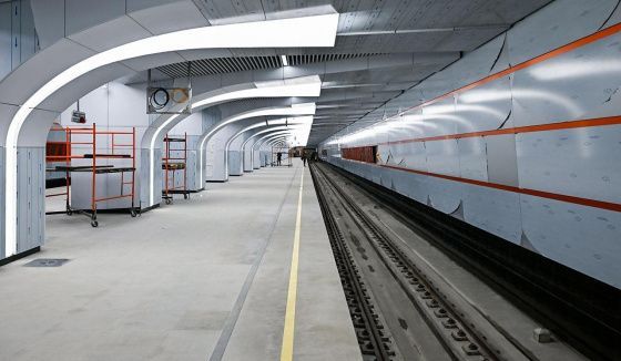 В Москве завершается строительство станции метро «Бульвар Генерала Карбышева»