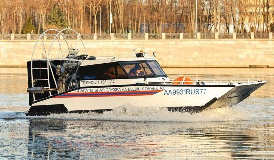 Московские спасатели выйдут на патрулирование водоемов на новых аэролодках