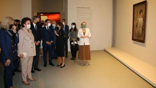 Президент Франции поблагодарил президента России за помощь в организации уникальной выставки