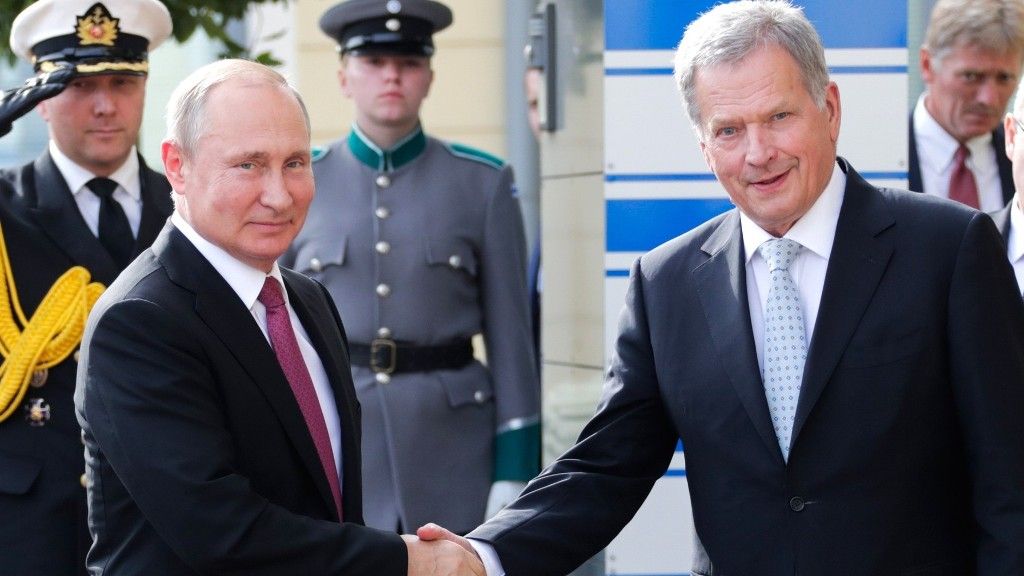Путин встретится с президентом Финляндии 29 октября