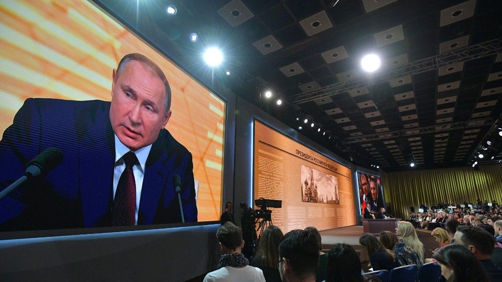 Песков назвал дату большой пресс-конференции Путина