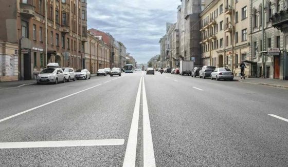 В Василеостровском районе Петербурга завершился капремонт Большого проспекта