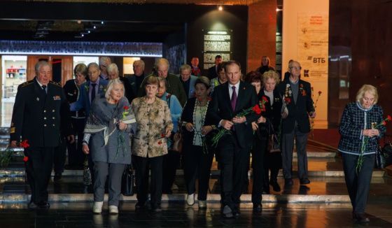Ветераны-блокадники посетили Музей Победы