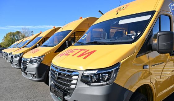 В Татарстане школы городов и районов получили 59 новых автобусов для перевозки детей