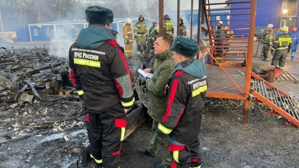 В Севастополе завели уголовное дело после пожара в строительном модуле
