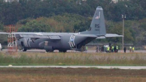 В Одессу прилетел военный самолёт США