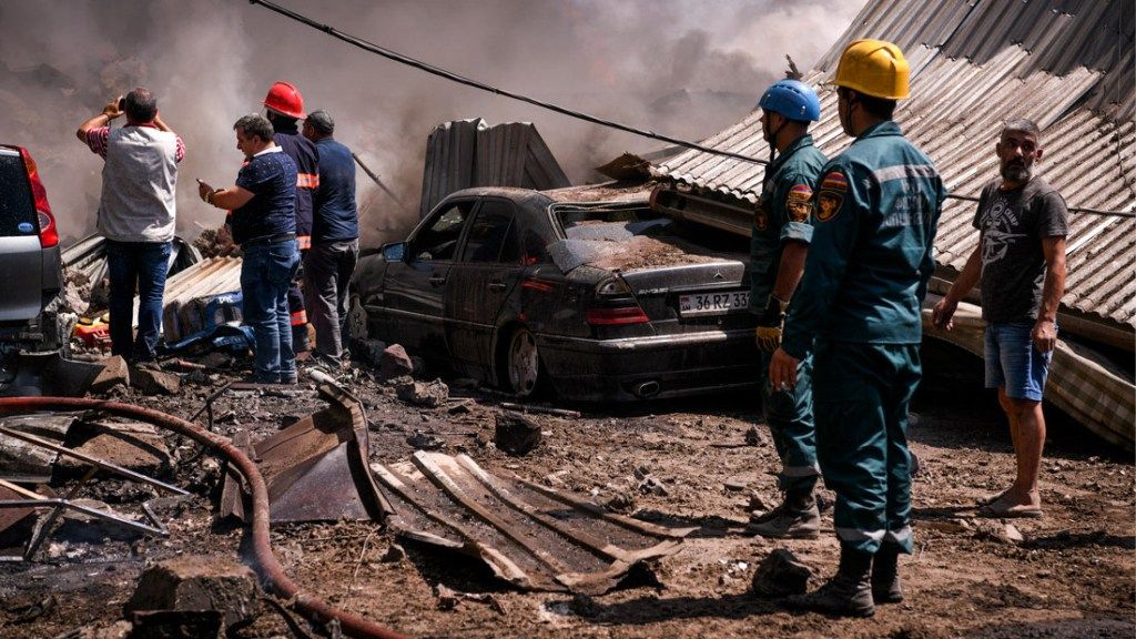 Россия опровергла причастность к взрыву в торговом центре Еревана
