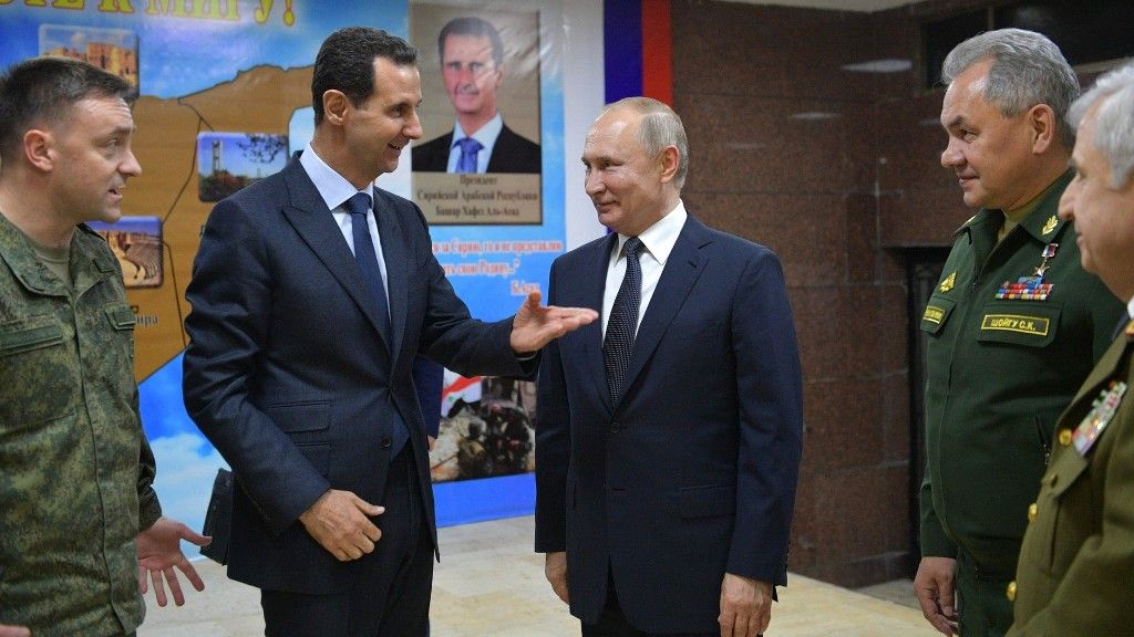 Башар Асад позвонил Путину в преддверии выборов президента Сирии