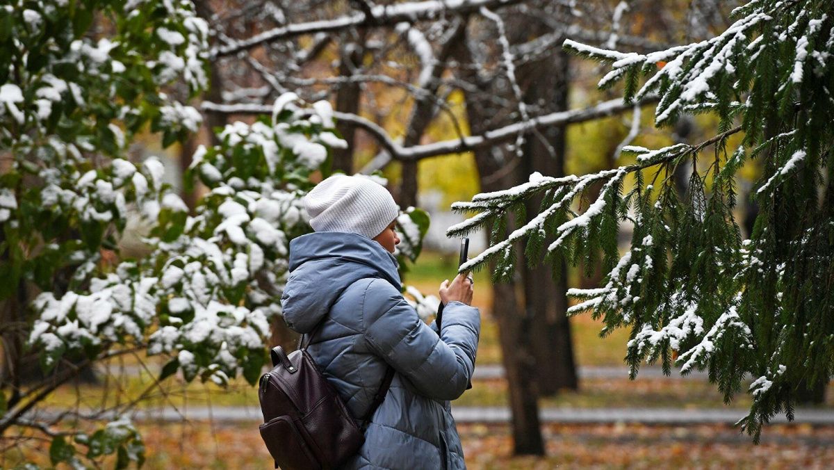 В регионах Центральной России ожидается снег
