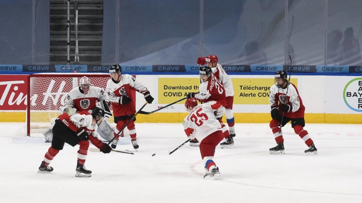 7:1: сборная России по хоккею обыграла австрийцев на МЧМ -2021