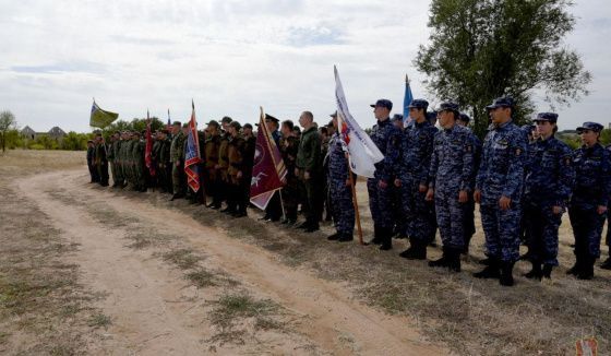 В Волгограде открыли Вахту Памяти на месте бывшего немецкого лагеря