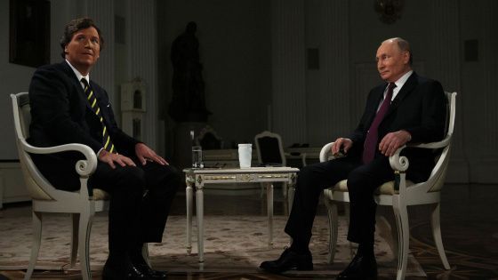 В Кремле оценили реакцию Шольца и Сунака на интервью Путина