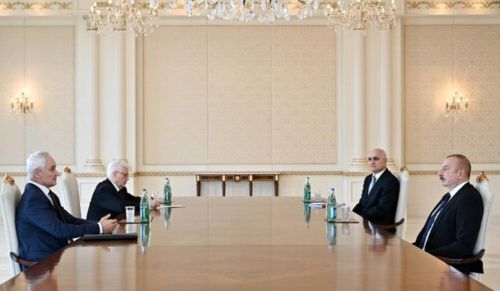Первый заместитель председателя правительства провёл рабочую встречу с президентом Азербайджана 