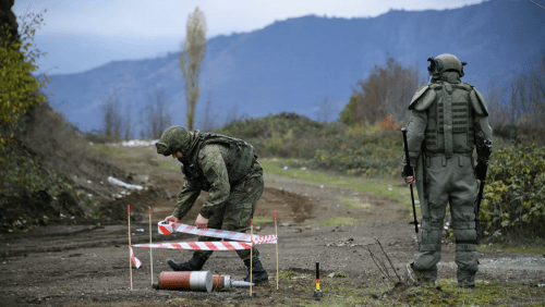 Российский офицер получил ранение в Карабахе