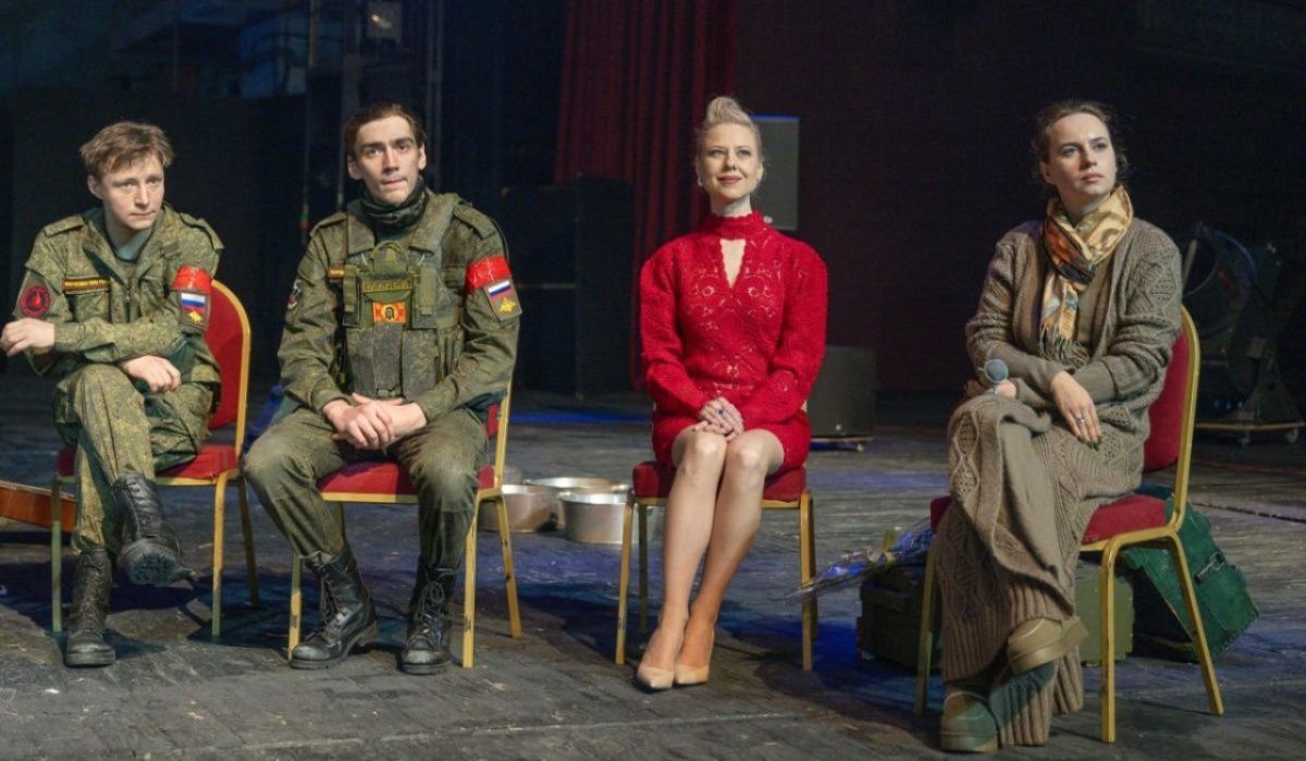 Спектакль о бойцах СВО с участием Юты прошел в Театре Российской армии