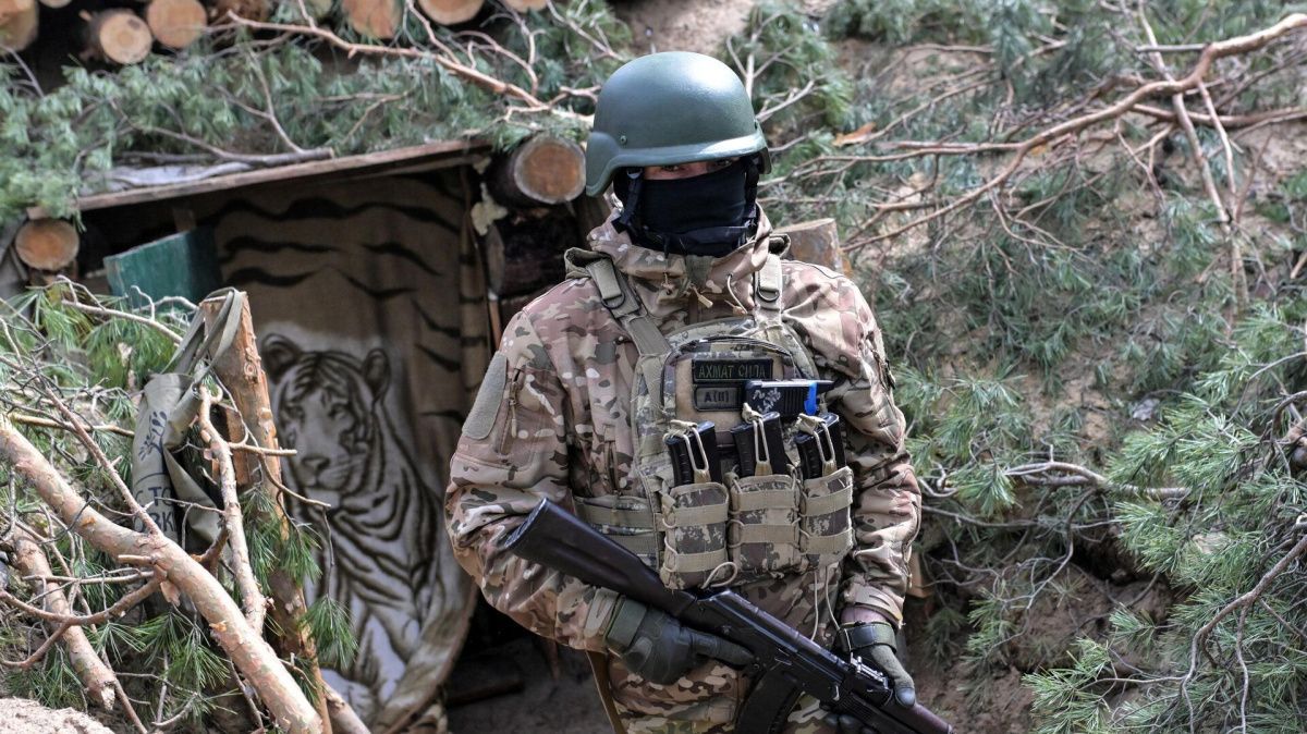 Чеченский спецназ «Ахмат» перебросили в Артёмовск