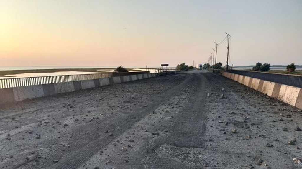 В Крыму назвали сроки восстановления Чонгарского моста