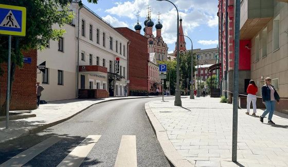 В Таганском районе Москвы закончили ремонт улицы Высоцкого