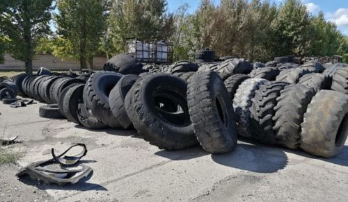 В Волгоградской области утилизировали 365 тонн старых автопокрышек 