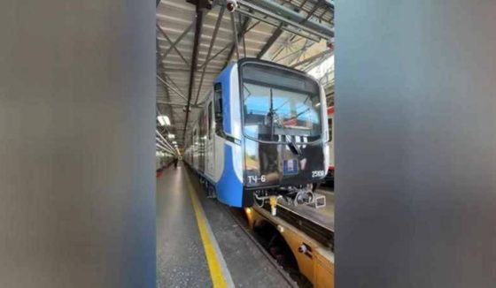 В Петербурге на «синюю» ветку метро прибыл десятый «Балтиец»