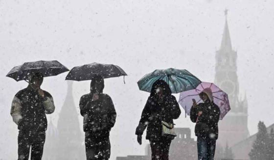 Ливни со снегом и штормовой ветер ожидаются в начале следующей недели в Москве