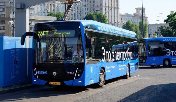 На маршрут № 260 в Москве вышли электробусы