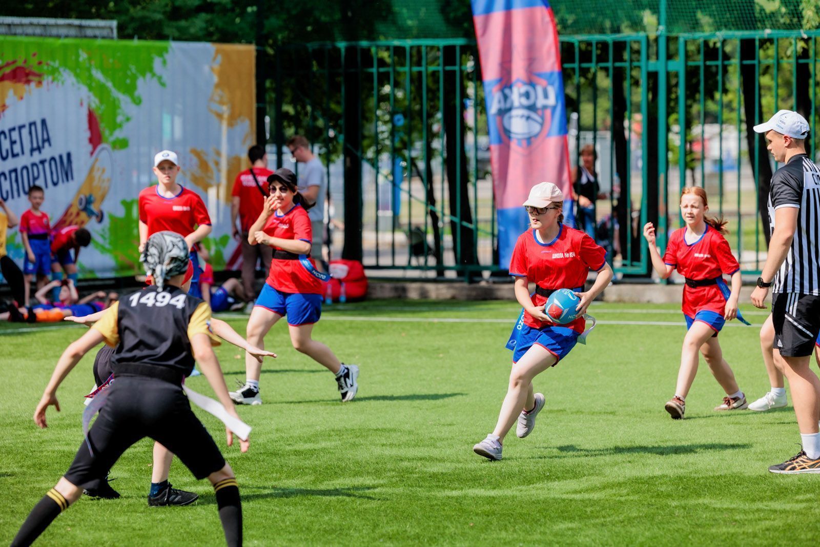 В парке &quot;Фили&quot; торжественно открылся новый регбийный стадион