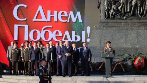 Вместо Лукашенко речь на День Победы произнёс министр обороны Белоруссии