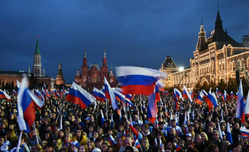 На митинг-концерт в Москве пришли свыше 180 тысяч человек