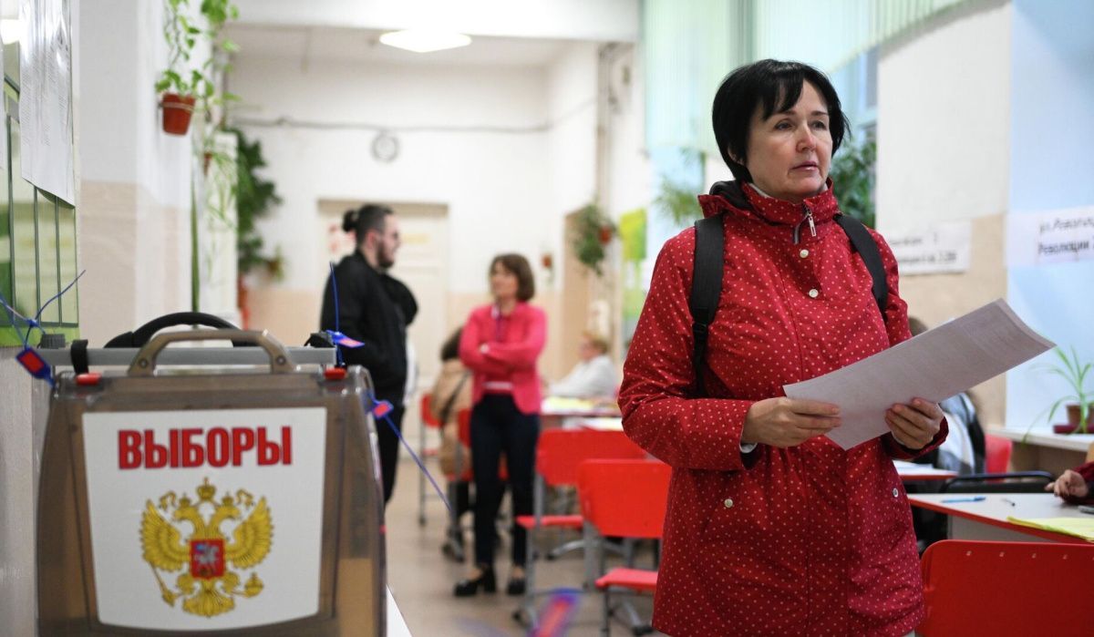 На выборах в России проголосовали более 45% избирателей