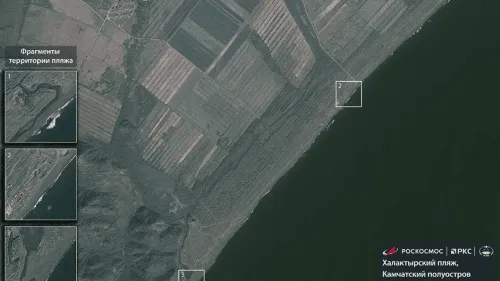 Спутник нашел судно, сбросившее отходы у берегов Камчатки