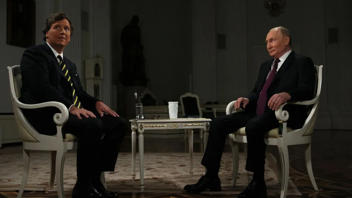 В Кремле оценили реакцию Шольца и Сунака на интервью Путина