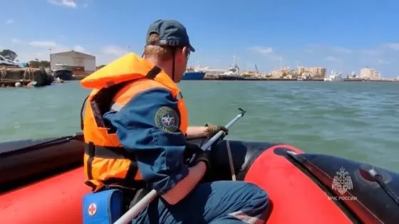 Российские спасатели работают в Ливии после страшного наводнения