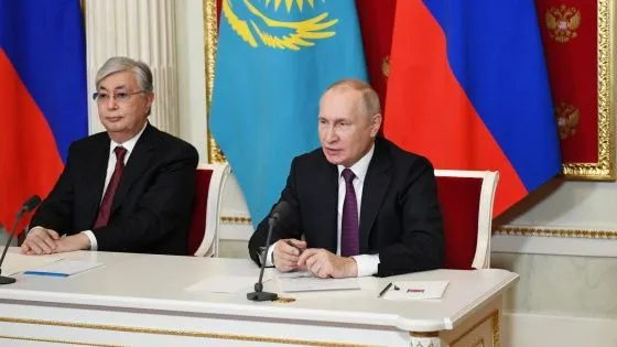Путин встретится с Токаевым в Казахстане