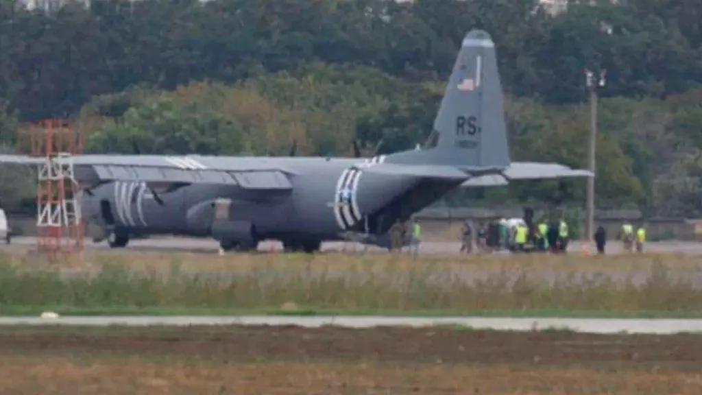 В Одессу прилетел военный самолёт США