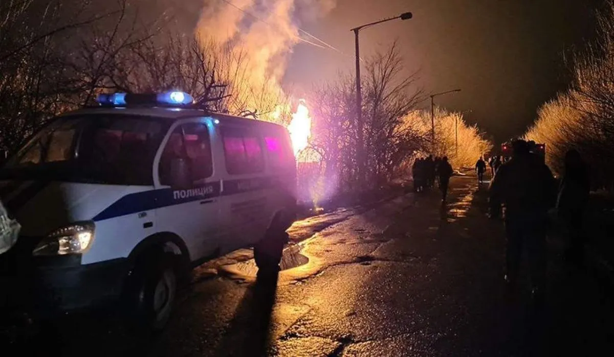 В Лутугино специалисты ликвидировали возгорание на магистральном газопроводе