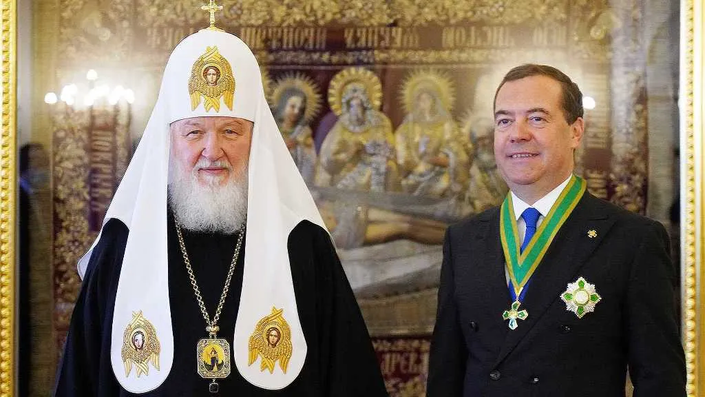Дмитрию Медведеву вручили орден преподобного Сергия Радонежского